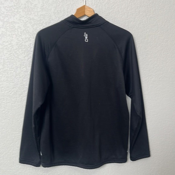 Hind Quarter Zip Up Sweater Mens Waffle Insulation Winter Gear Black Size Medium - Picture 7 of 7